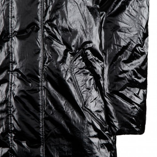 Black Shiny Padded Coat