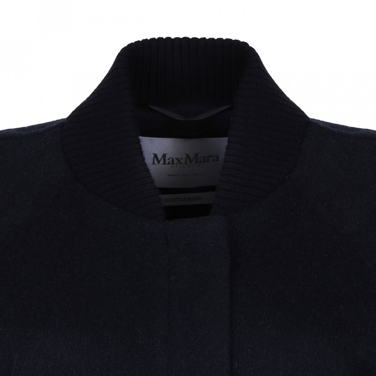 Navy Blue Cape Effect Coat