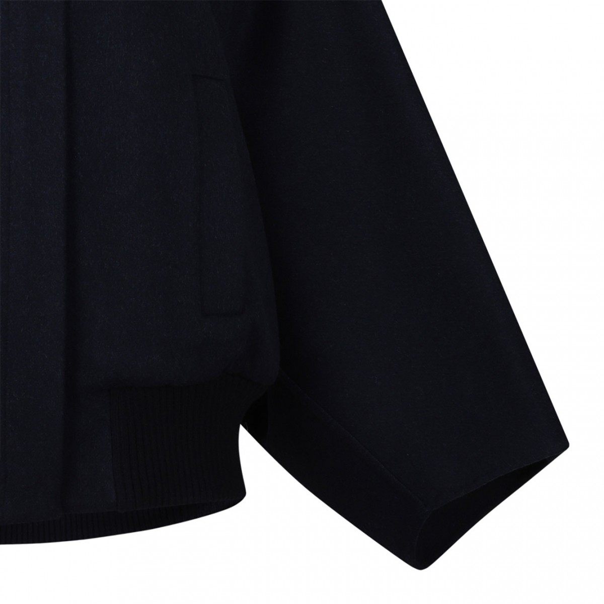 Navy Blue Cape Effect Coat