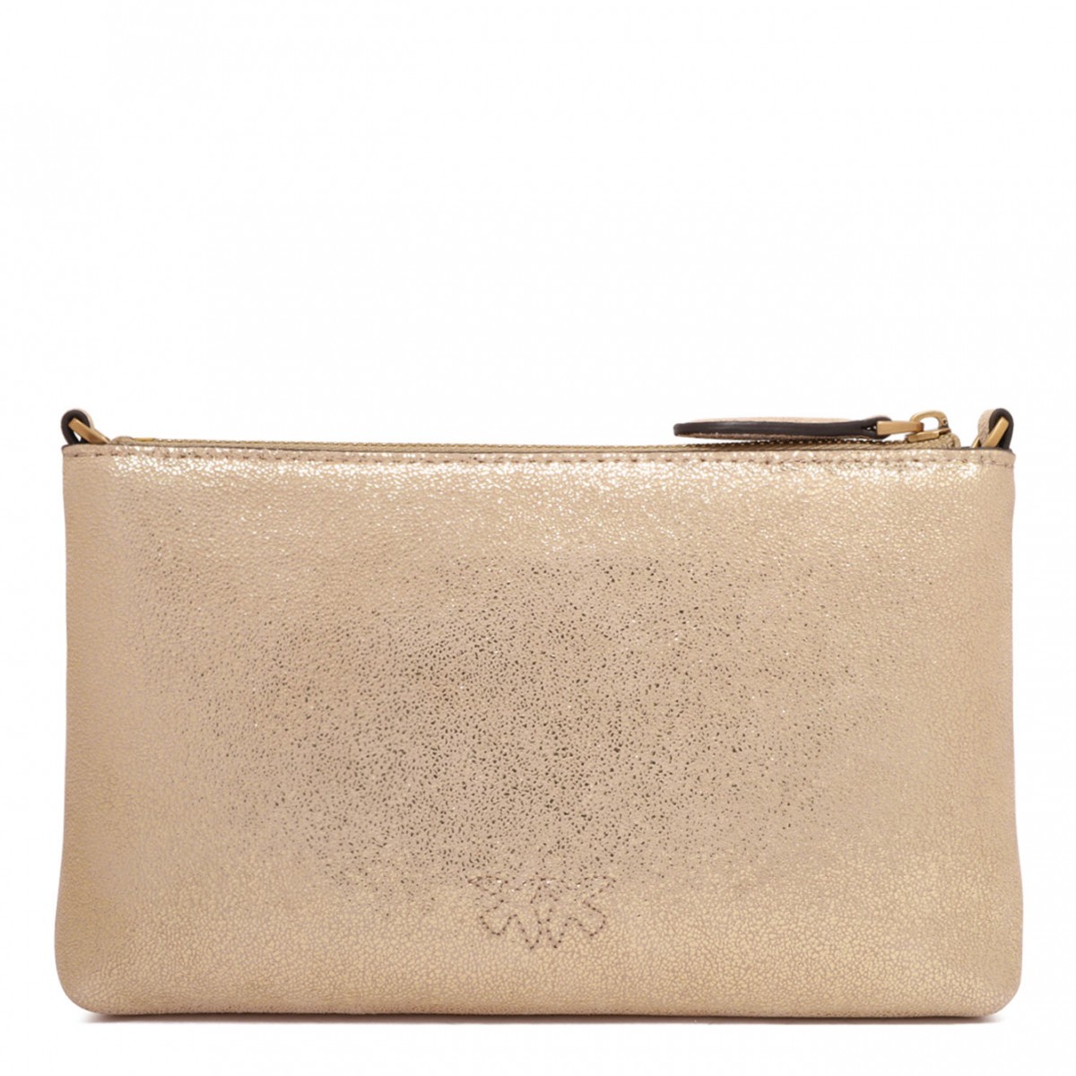 Gold Tone Clutch Bag