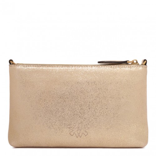 Gold Tone Clutch Bag