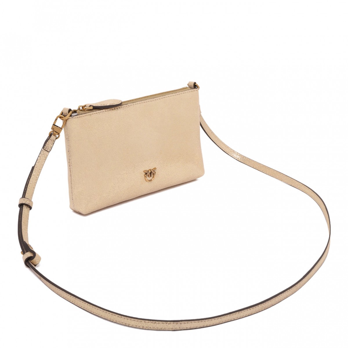 Gold Tone Clutch Bag