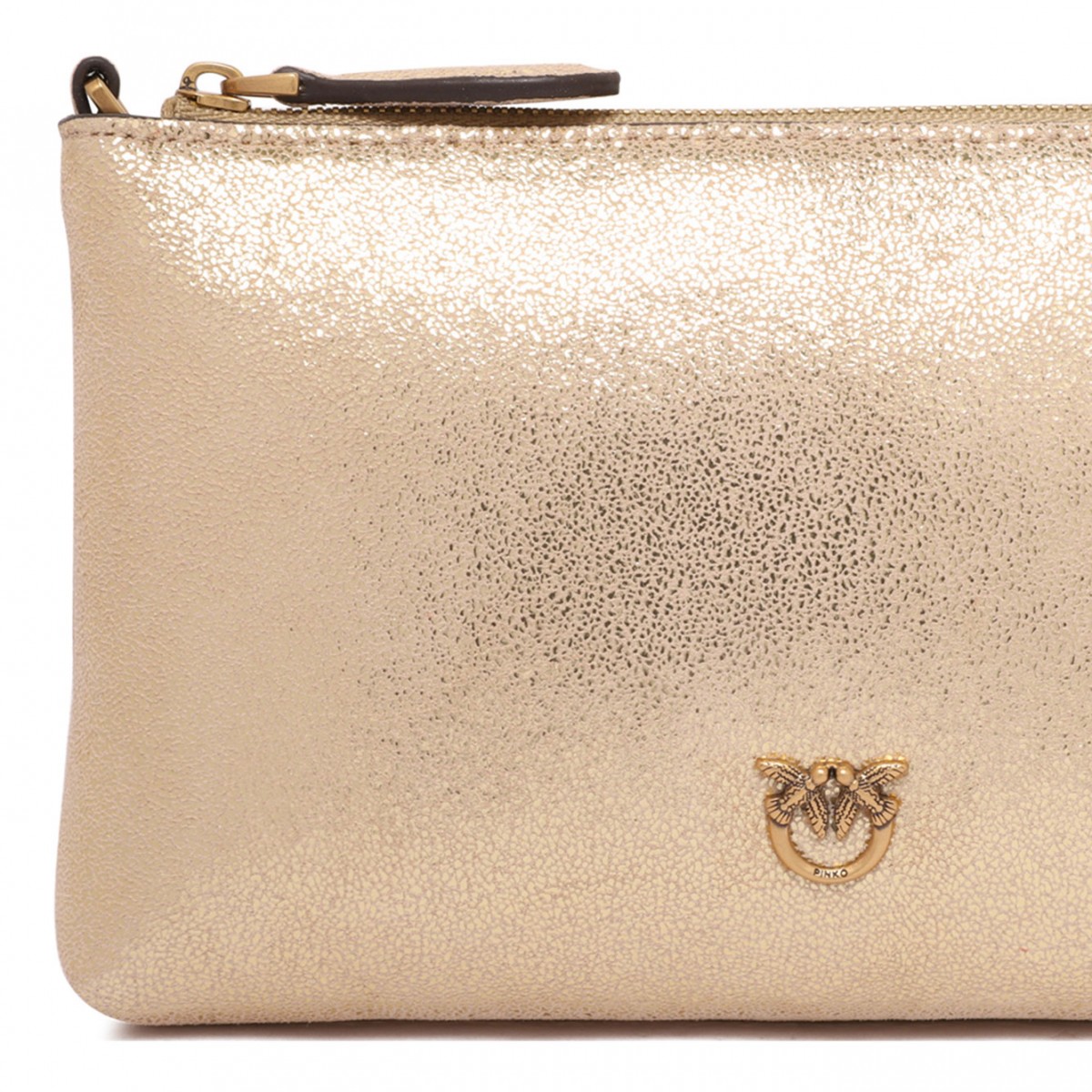 Gold Tone Clutch Bag