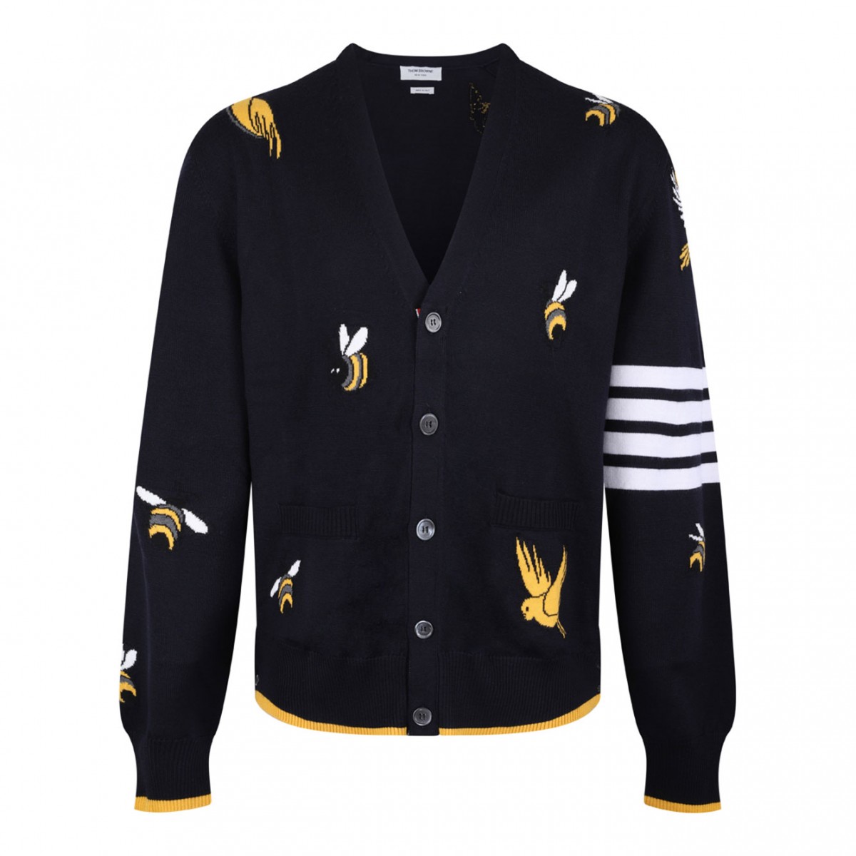 Navy Blue Knit Cardigan