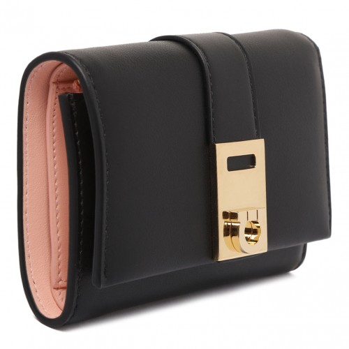 Black Hug Leather Wallet