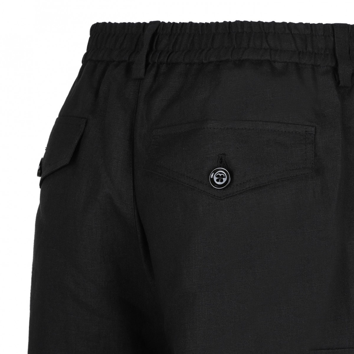 Black Cargo Shorts