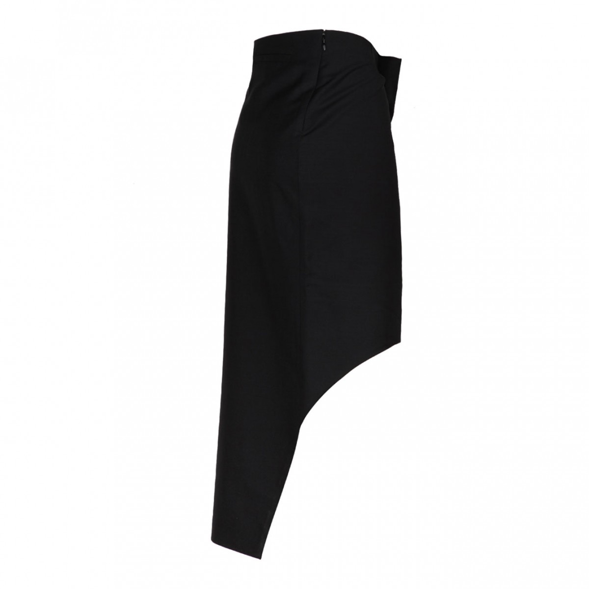 Black Asymmetric Skirt