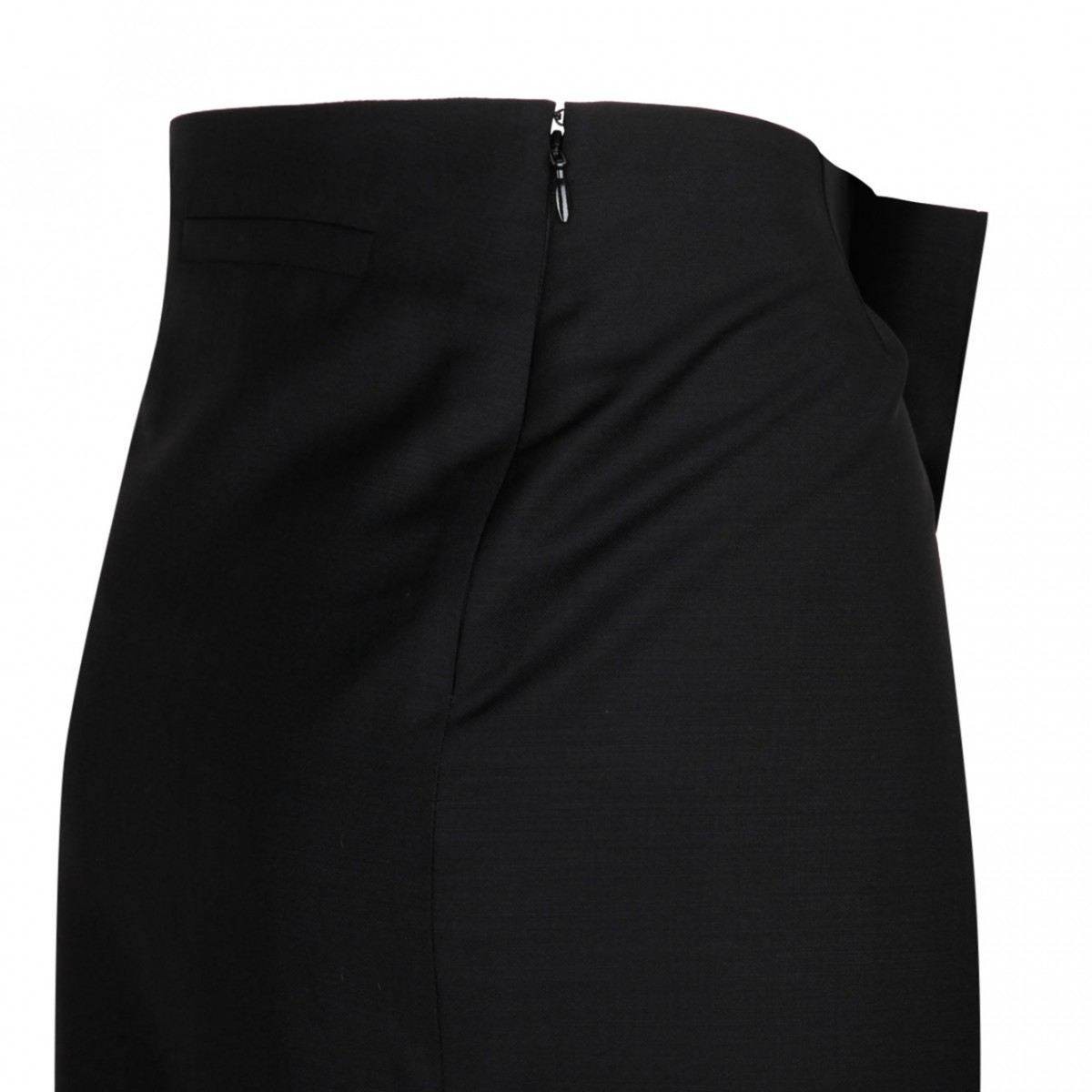 Black Asymmetric Skirt