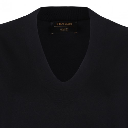 Black Knitwear Gilet