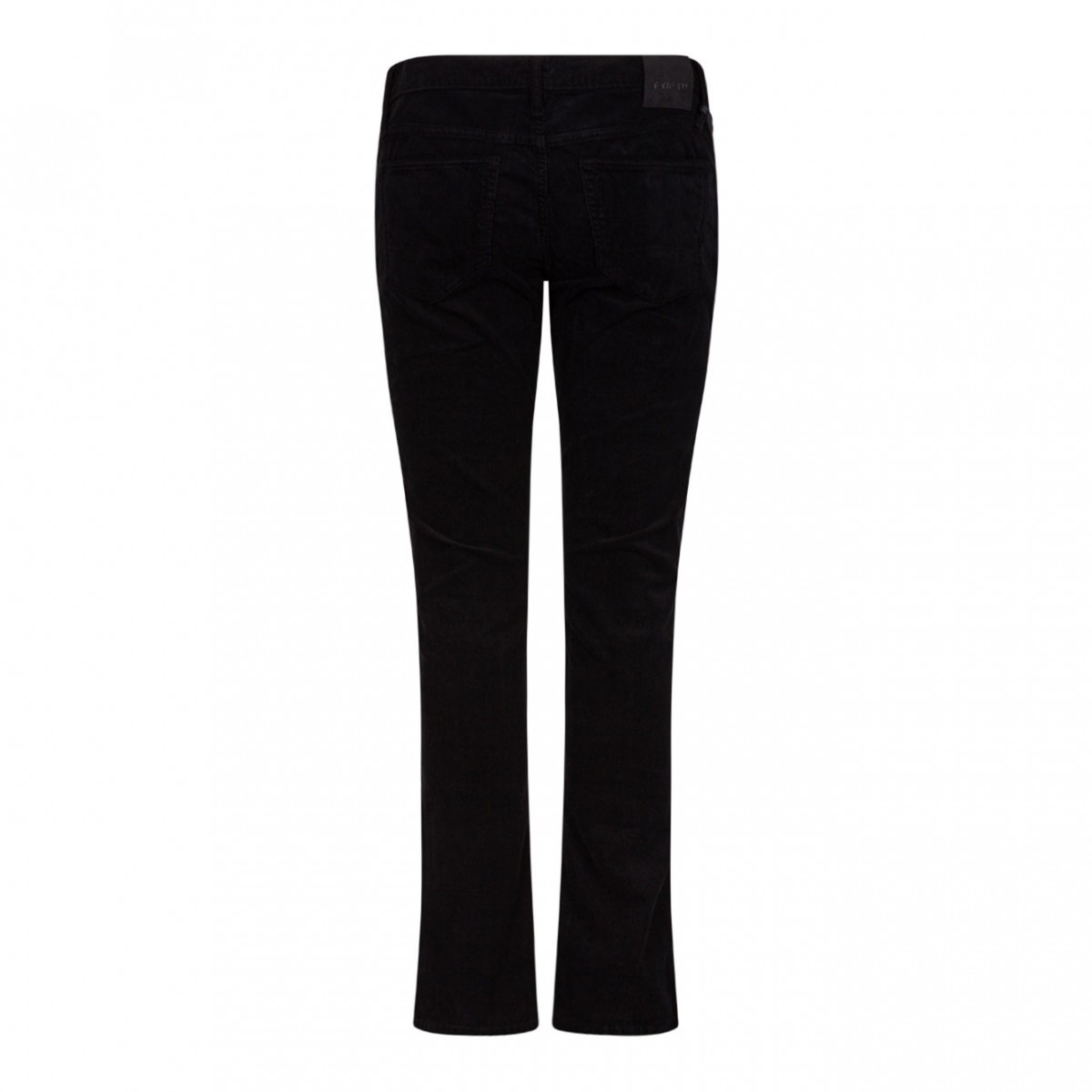 Black Corduroy Skinny Trousers