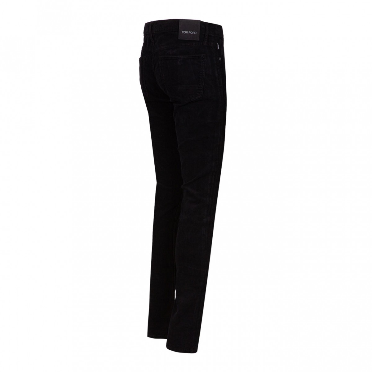 Black Corduroy Skinny Trousers