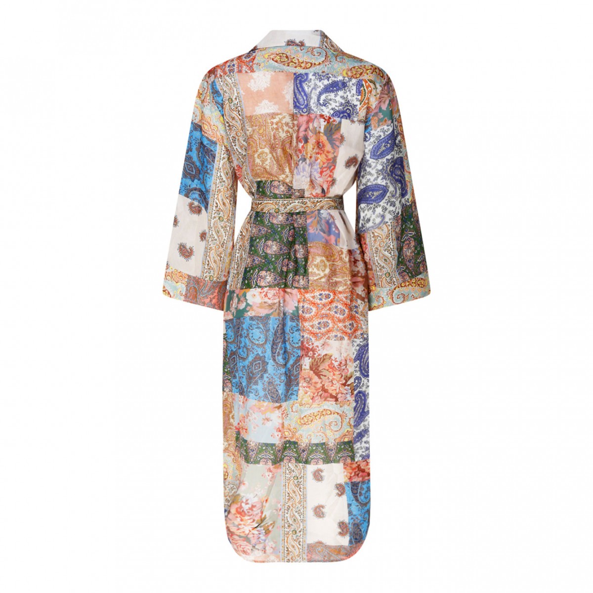 Multicolour Silk Shirtdress