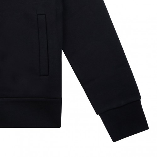 Navy Blue Zip Up Cardigan