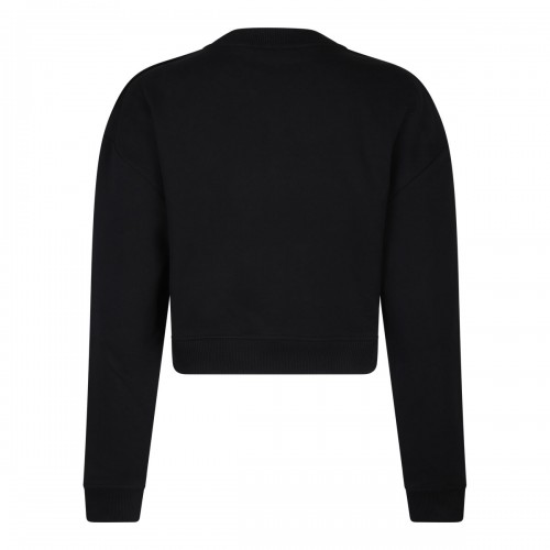 Black Logo Print Sweatshirt