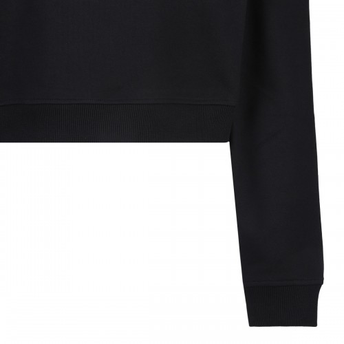 Black Logo Print Sweatshirt