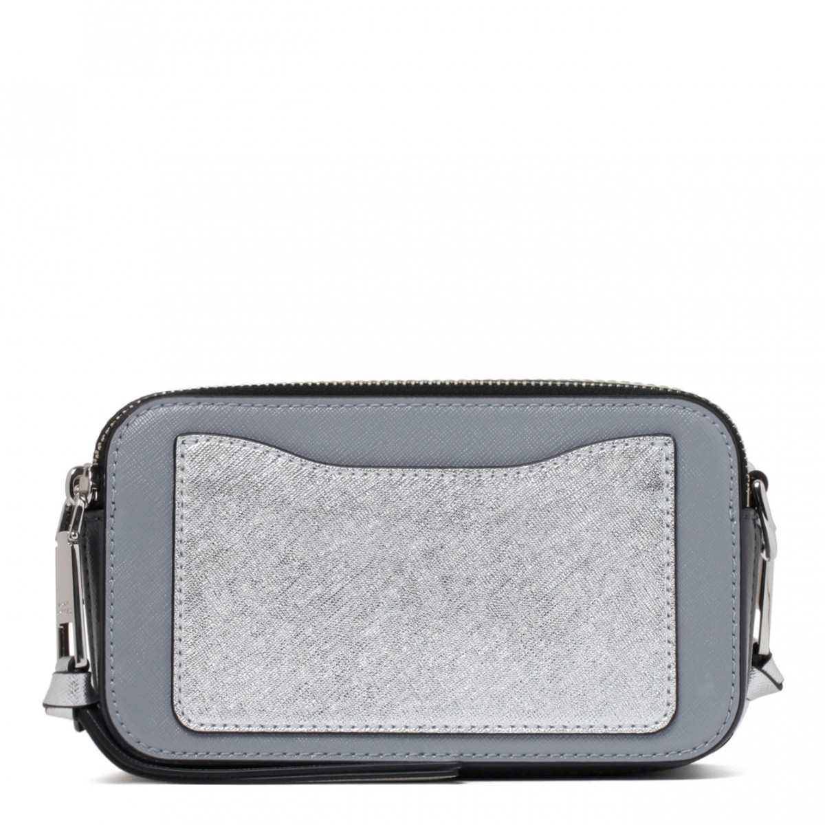 Snapshot Wolf Grey Saffiano Shoulder Bag