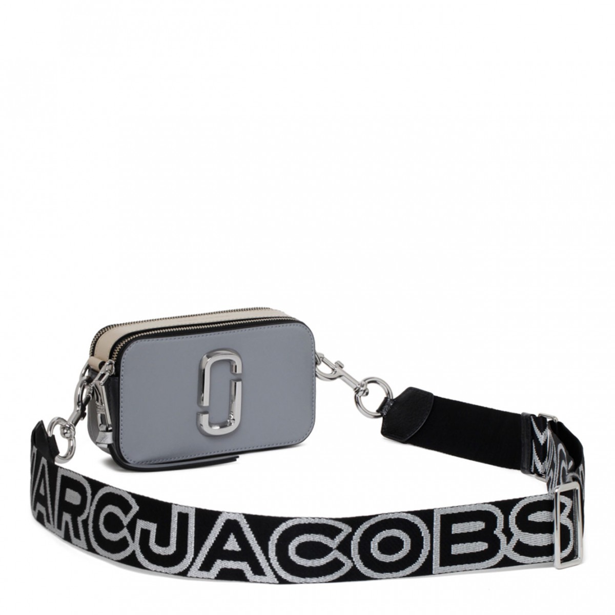 Snapshot Wolf Grey Saffiano Shoulder Bag