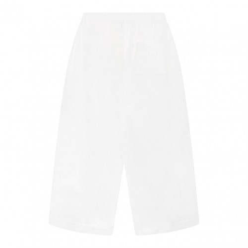 White Wide Trousers 2