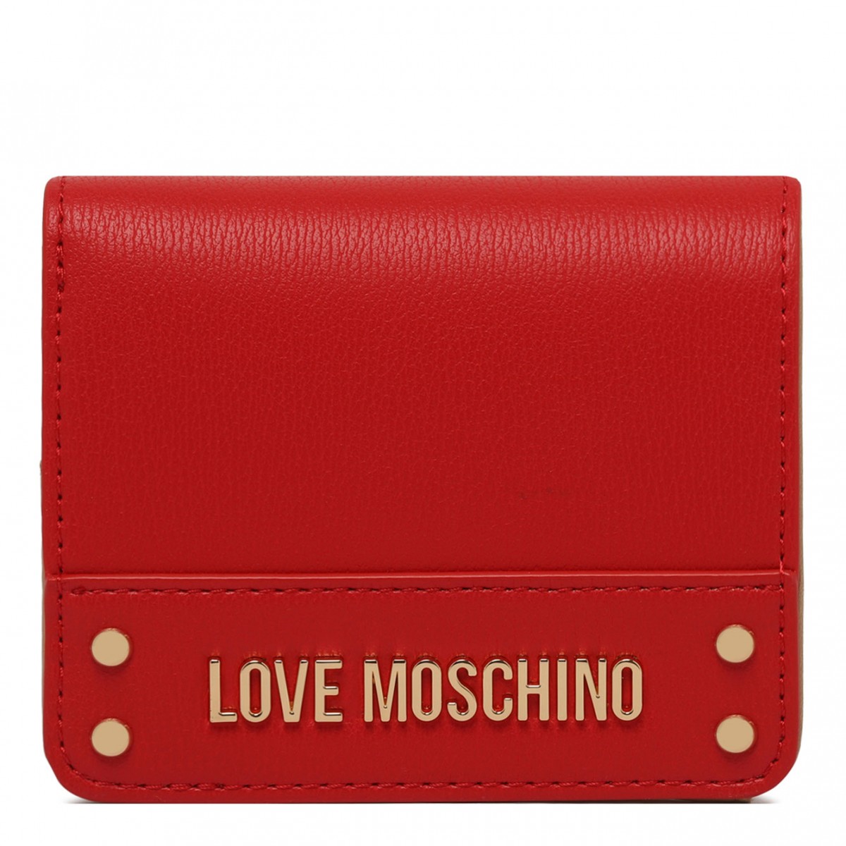 Red Logo Lettering Wallet