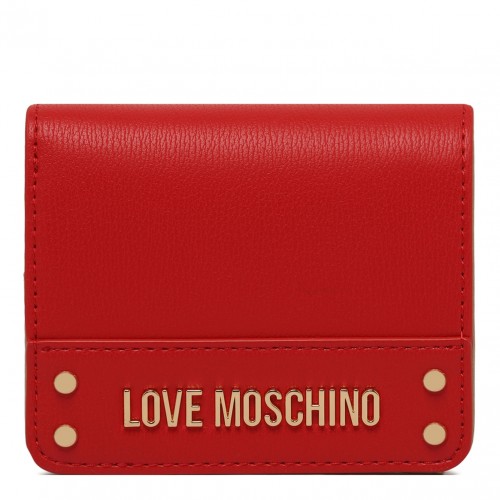 Red Logo Lettering Wallet