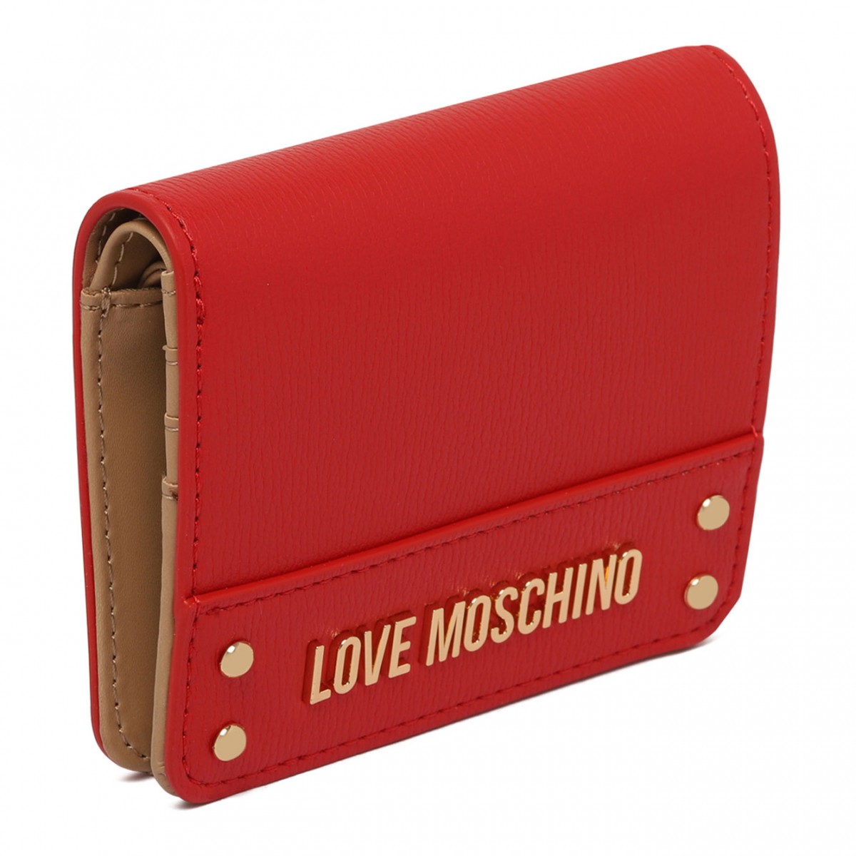 Red Logo Lettering Wallet