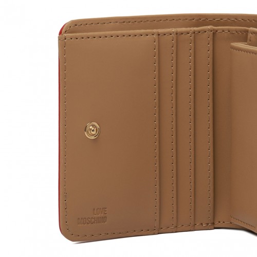 Red Logo Lettering Wallet