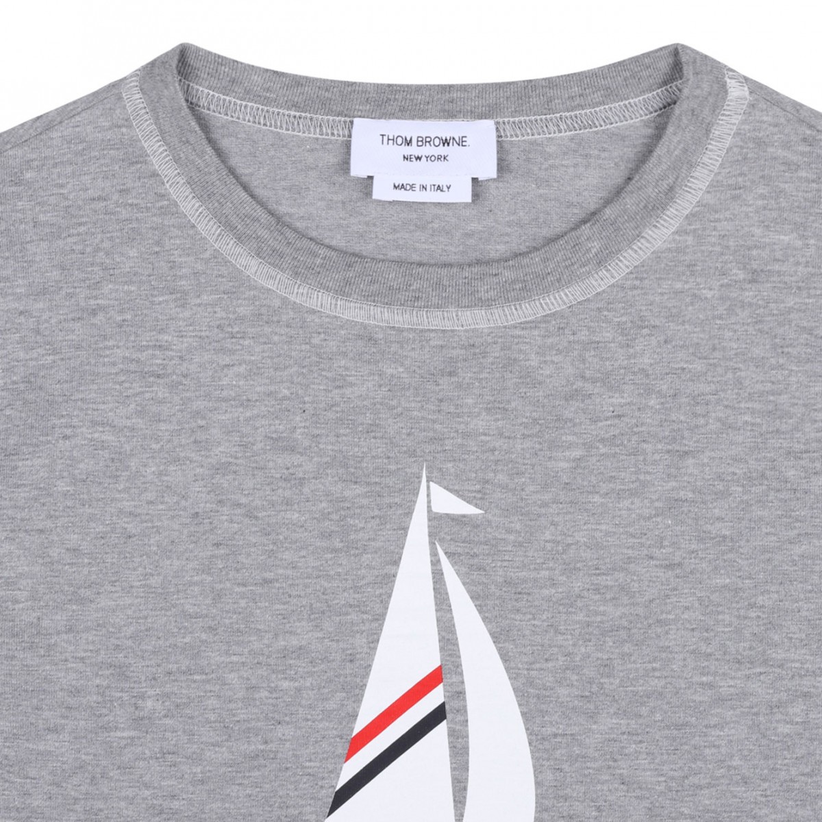 Grey Graphic Print T-Shirt