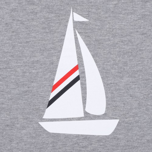 Grey Graphic Print T-Shirt