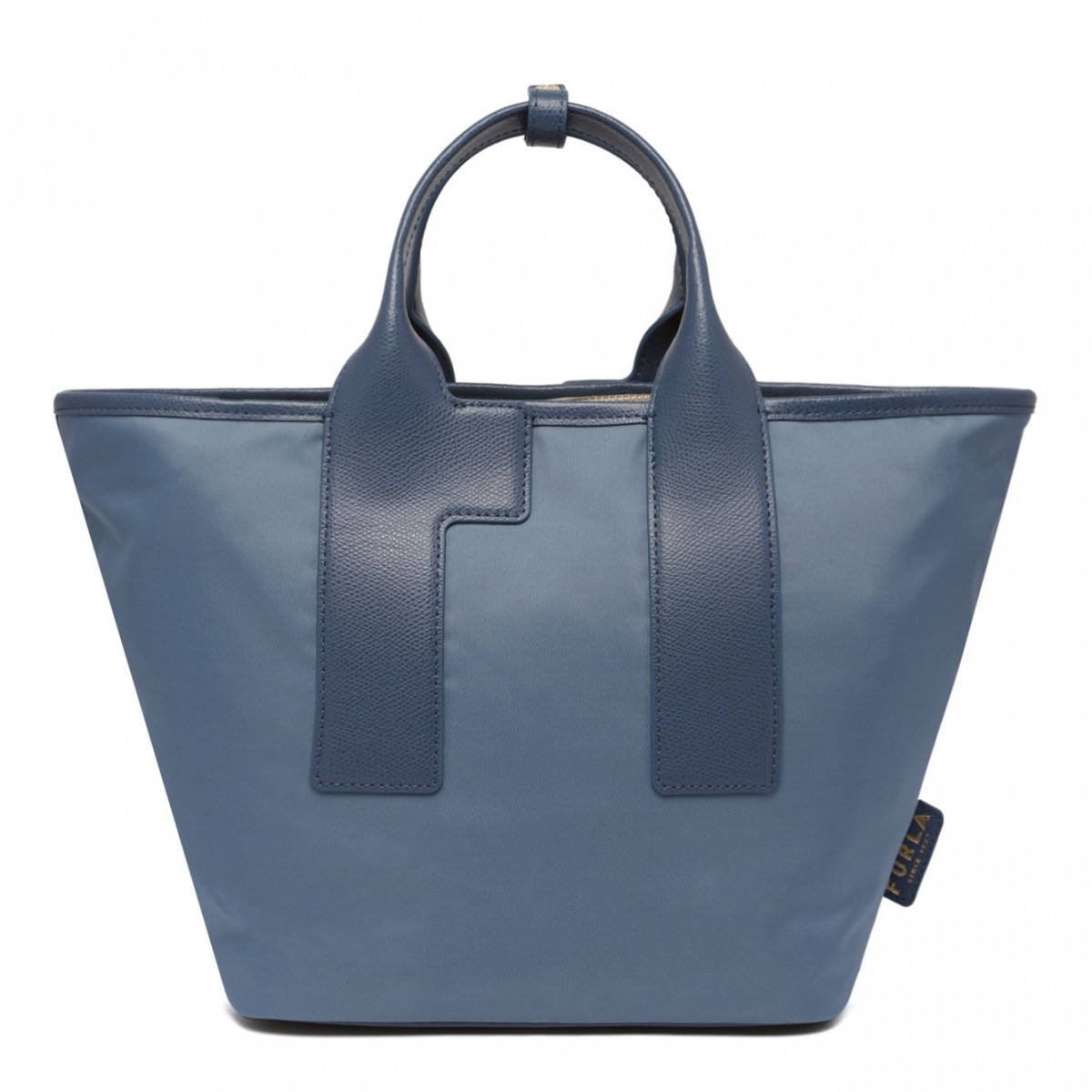 Light Blue Piuma M Tote Bag