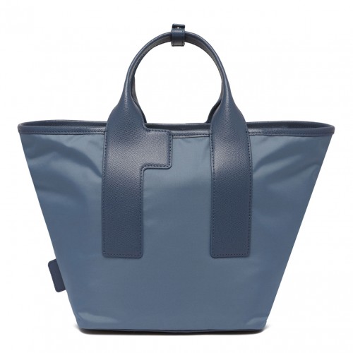 Light Blue Piuma M Tote Bag 2