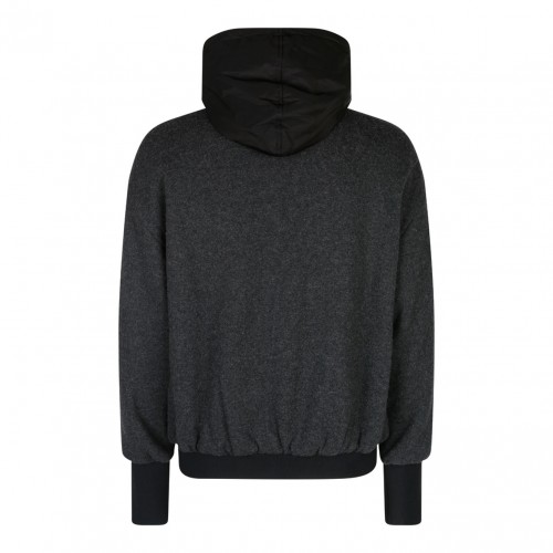 Black Wool Cashmere Blend Jacket