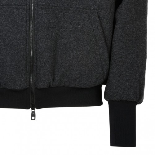 Black Wool Cashmere Blend Jacket