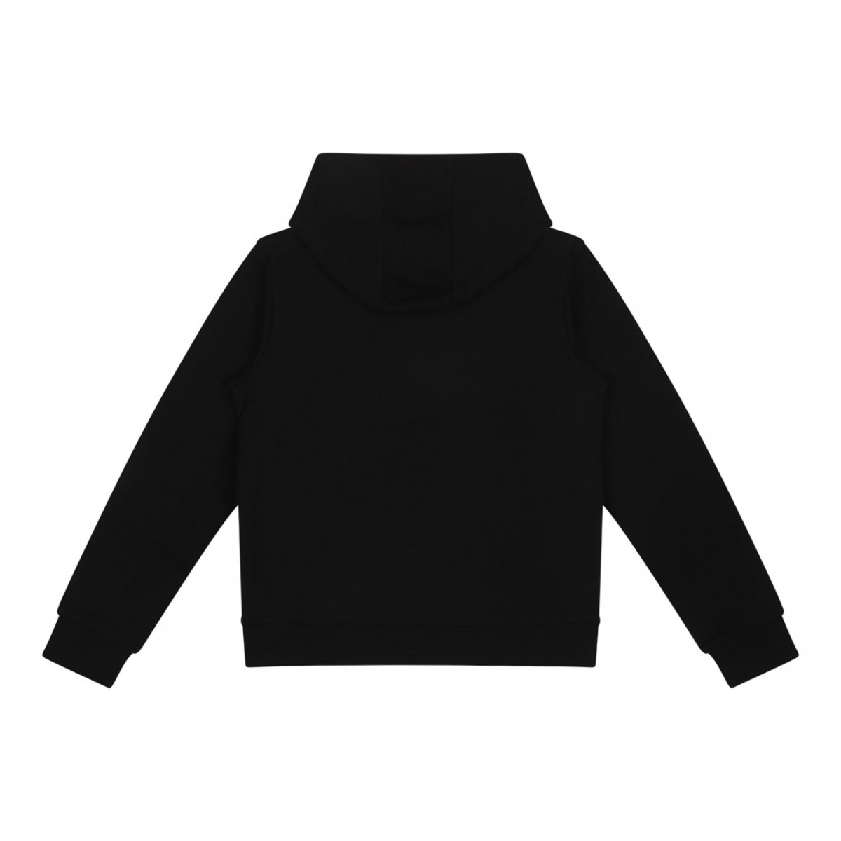 Black Logo Print Hoodie