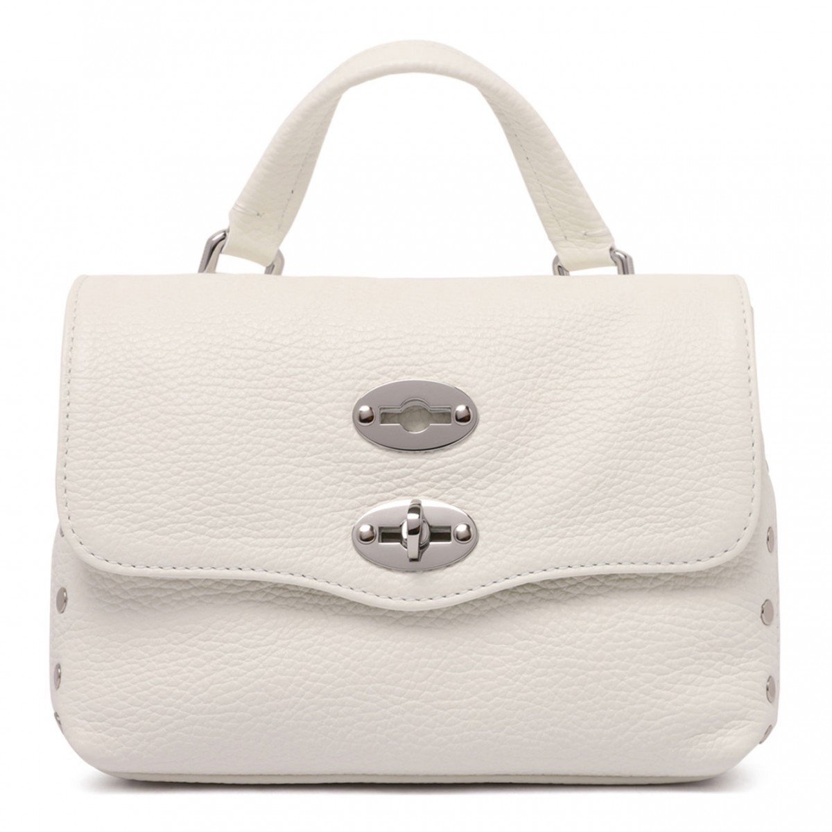 Milky White Postina Baby Bag