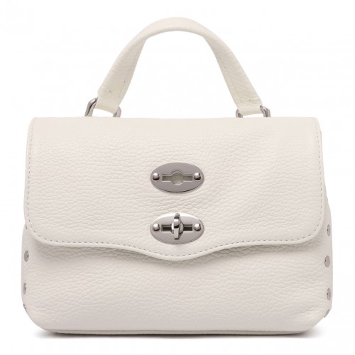 Milky White Postina Baby Bag
