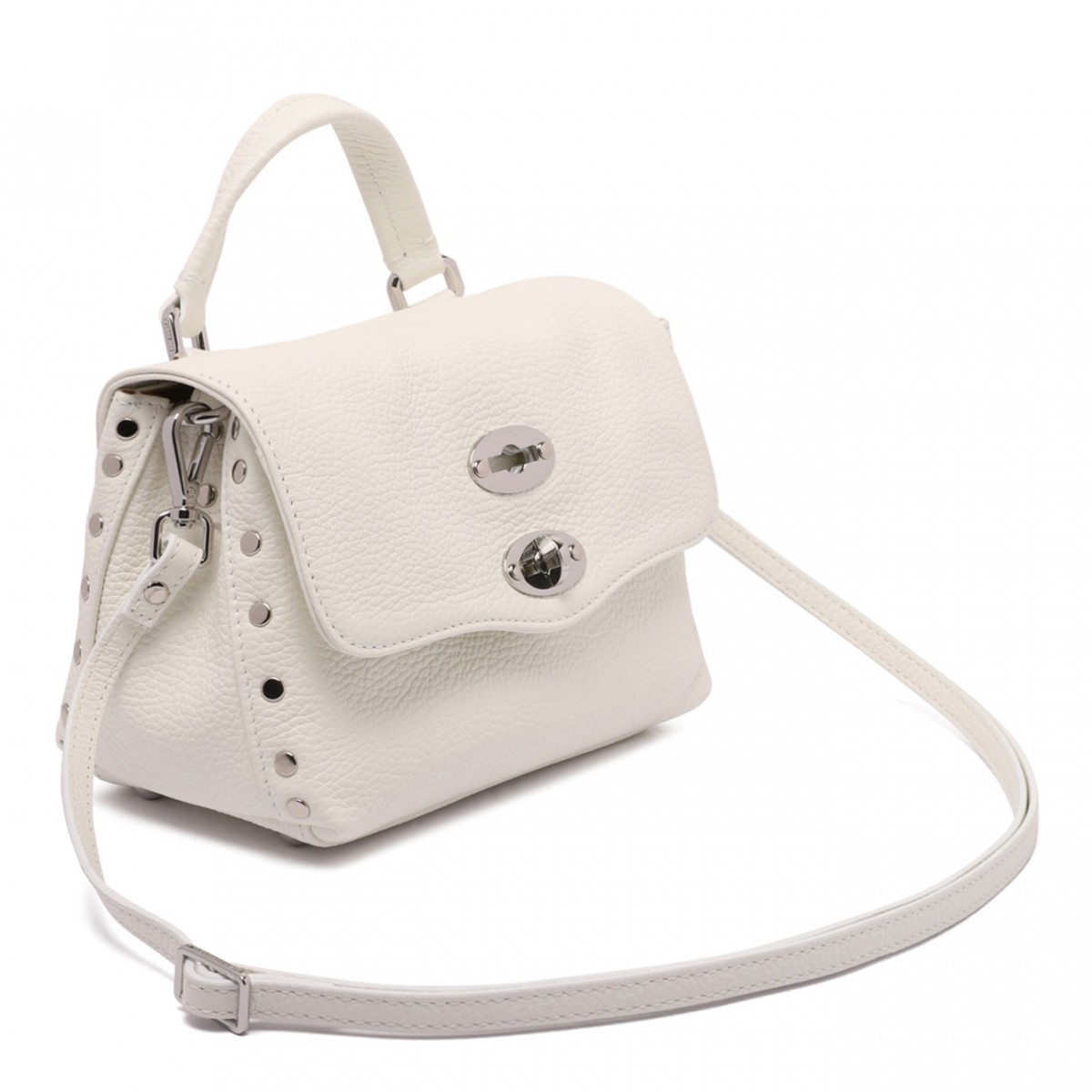 Milky White Postina Baby Bag