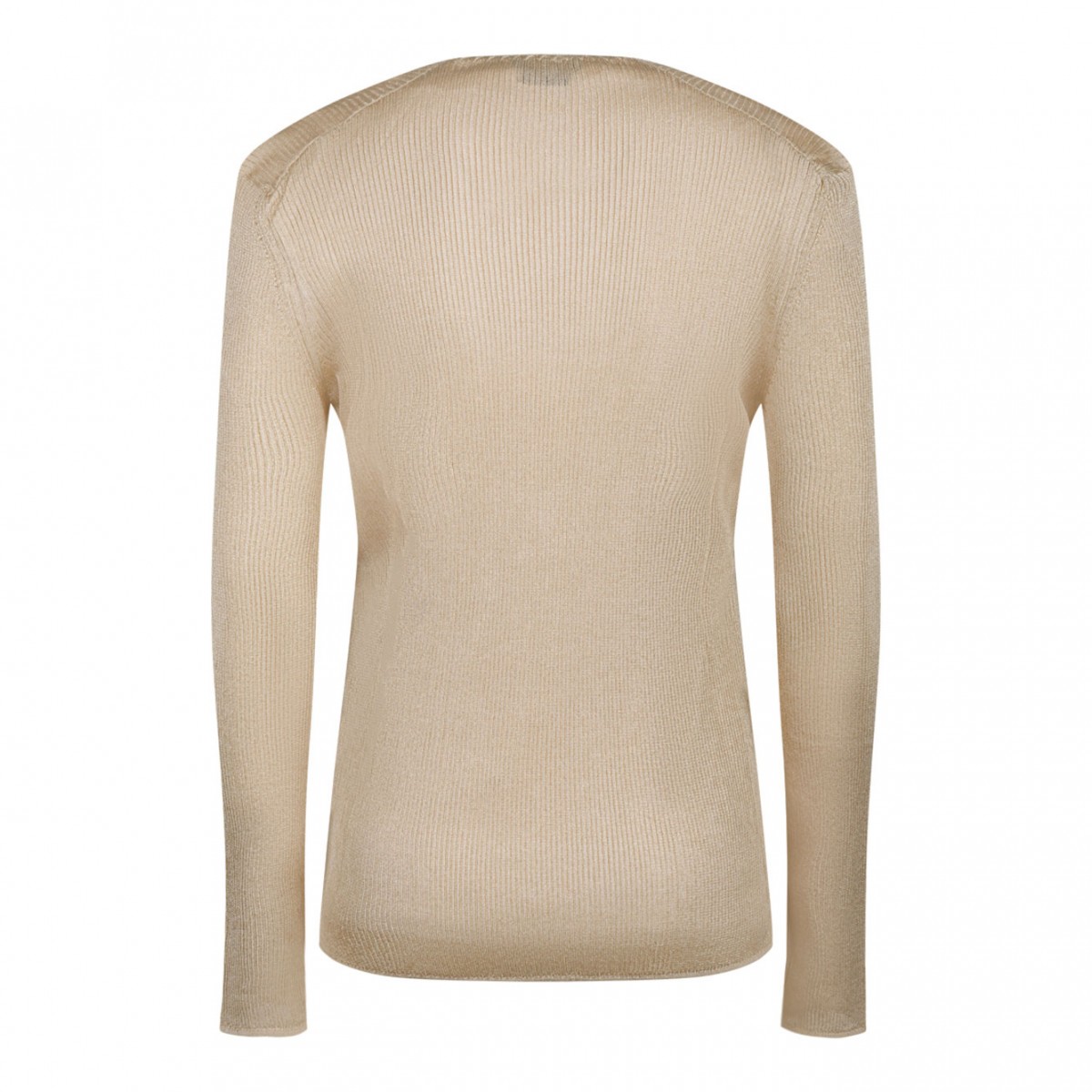 Light Beige V Neck Sweater