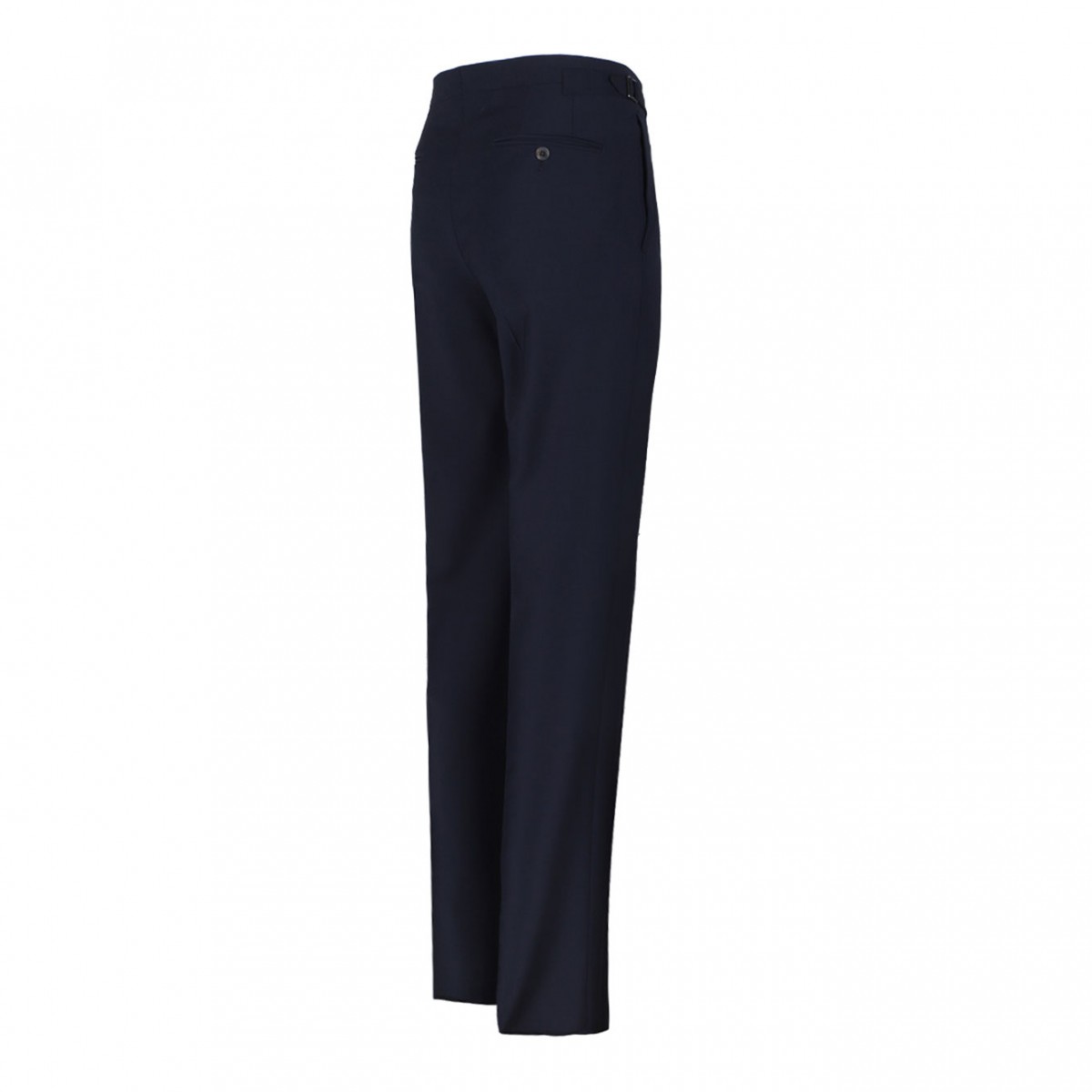 Navy Blue Pleated Trousers