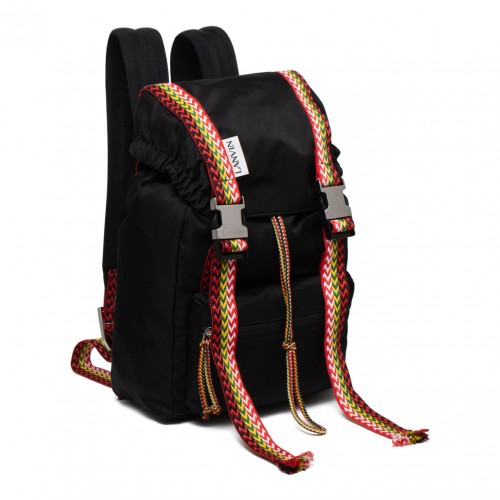 Black and Multicolour Nano Curb Backpack