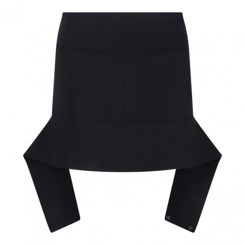Black Belted Mini Skirt