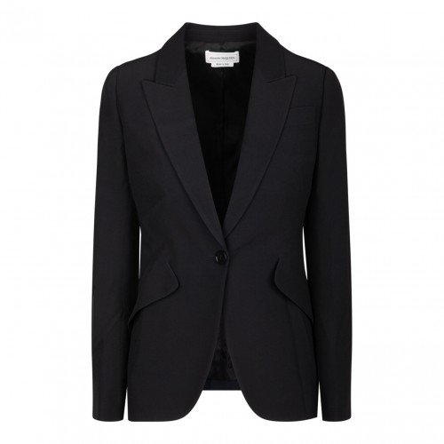 Black Single Breasted Blazer