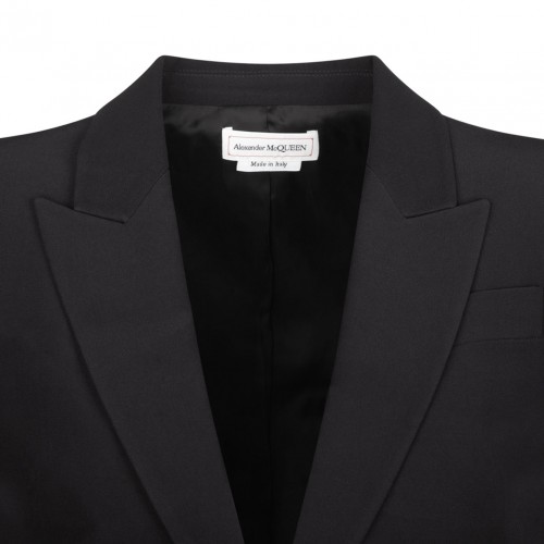 Black Single Breasted Blazer