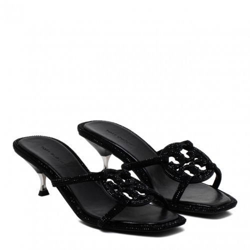 Black Miller Pav Bomb Sandal