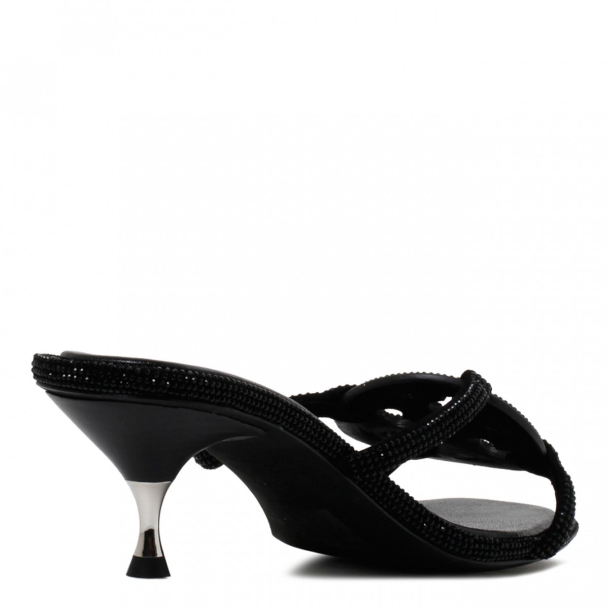 Black Miller Pav Bomb Sandal