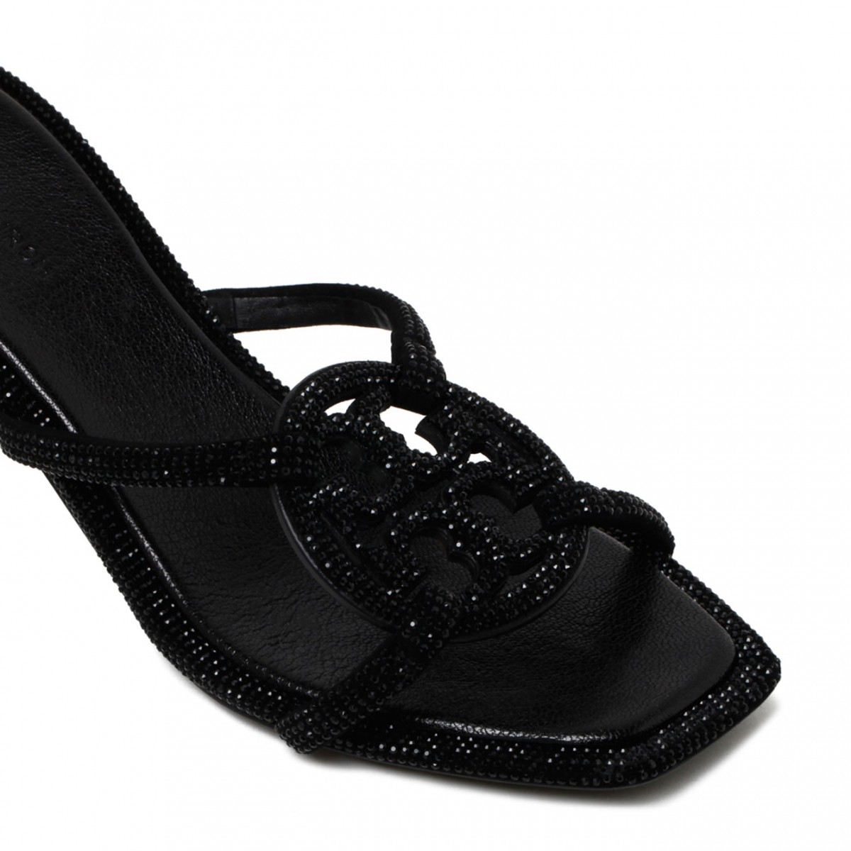 Black Miller Pav Bomb Sandal