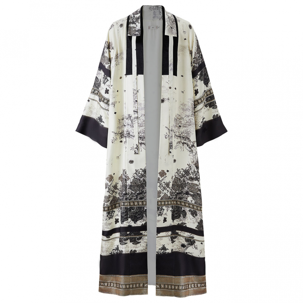 Printed Long Kimono