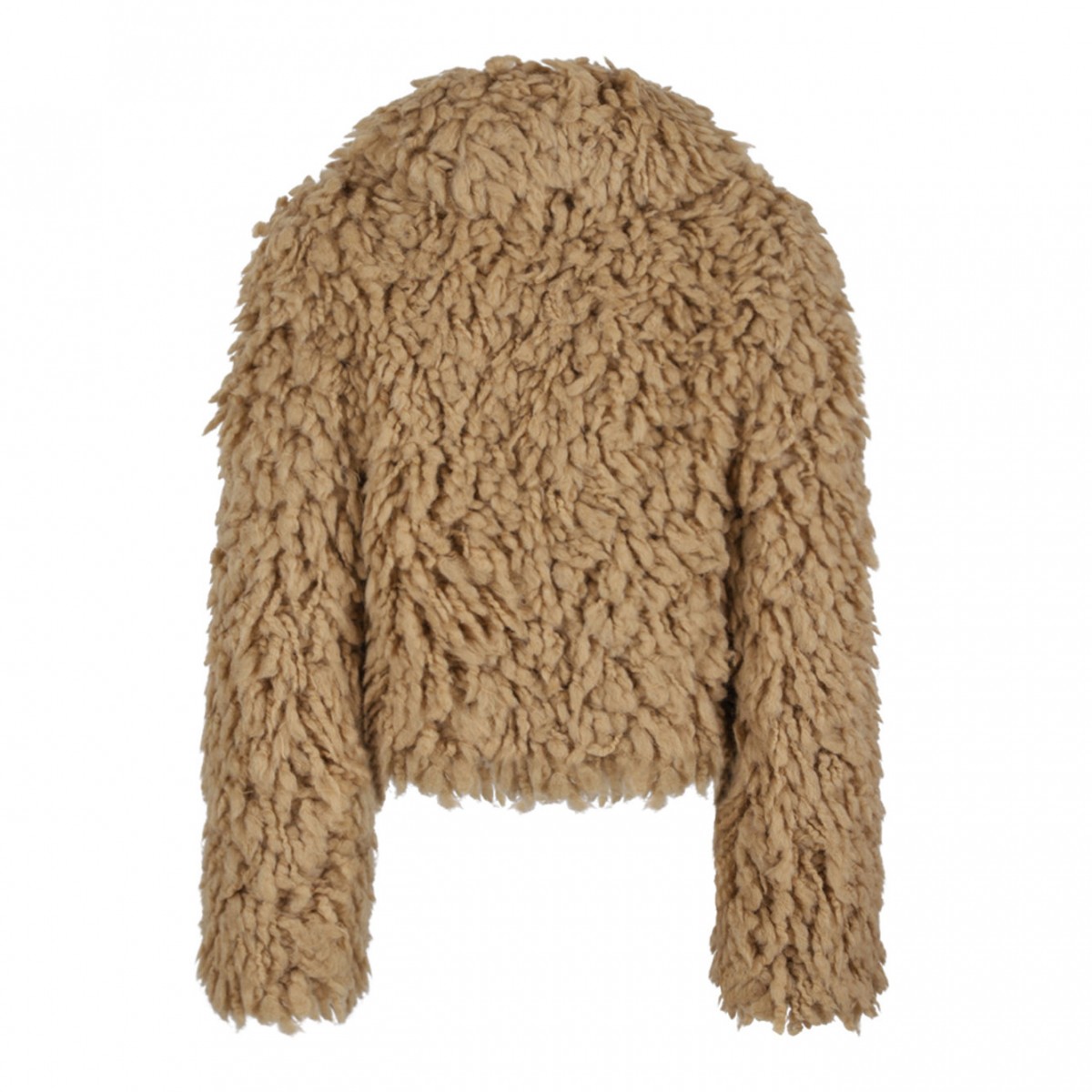 Camel Brown Shearling Jacket