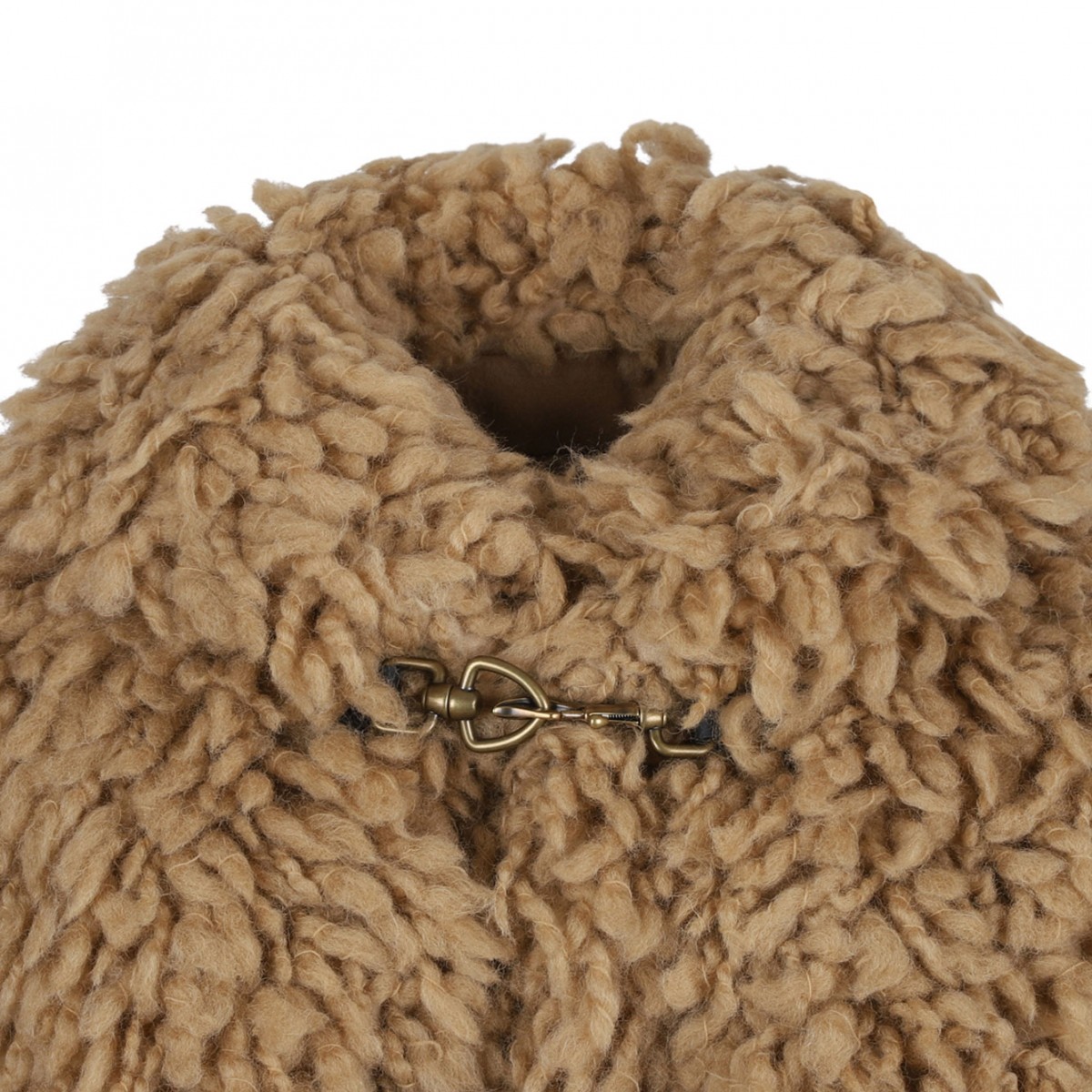 Camel Brown Shearling Jacket