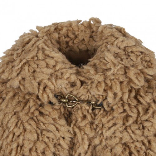 Camel Brown Shearling Jacket