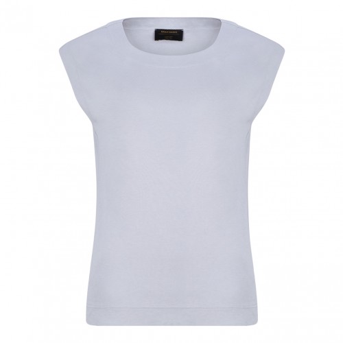 Off White Sleeveless Top